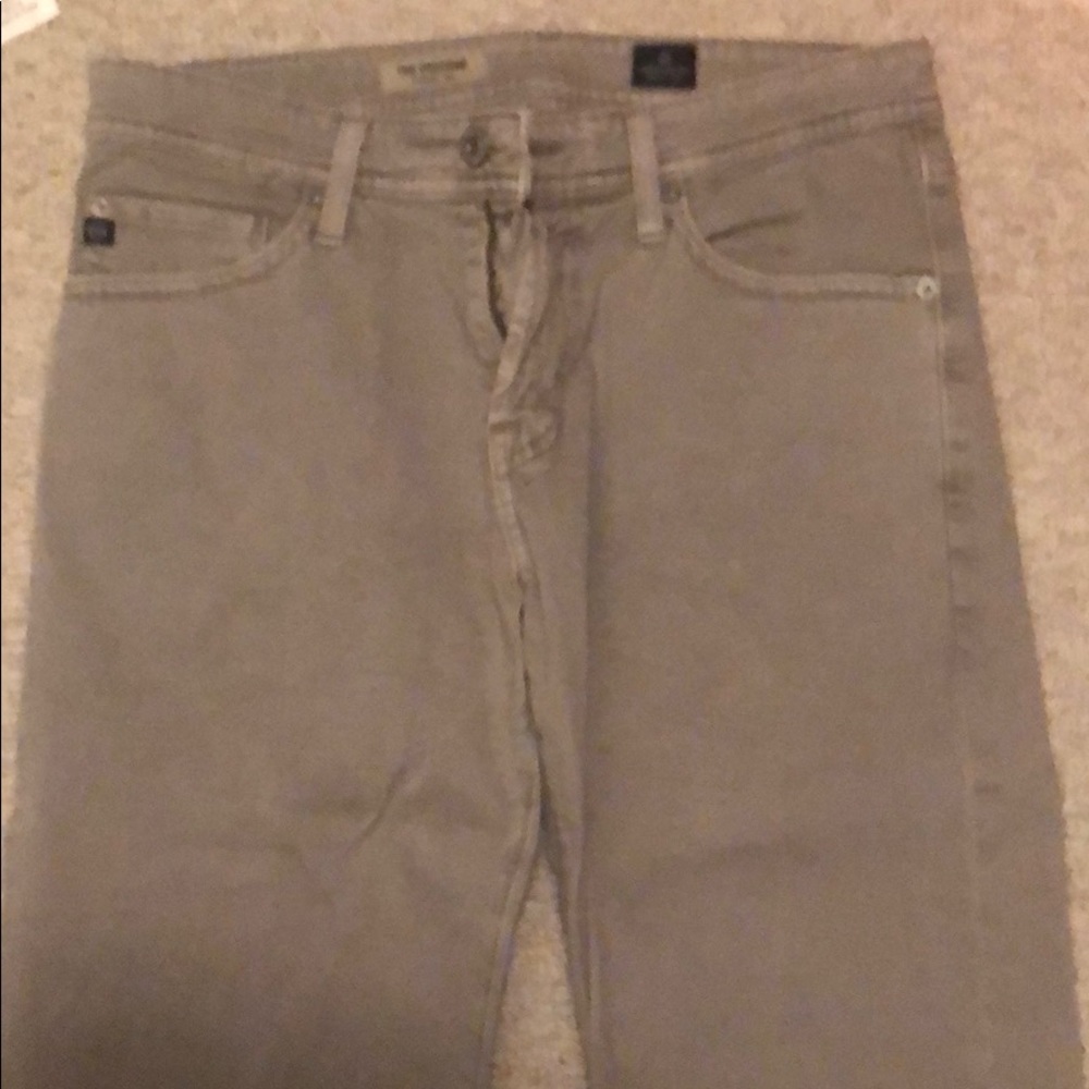 AG light brown chinos worn once